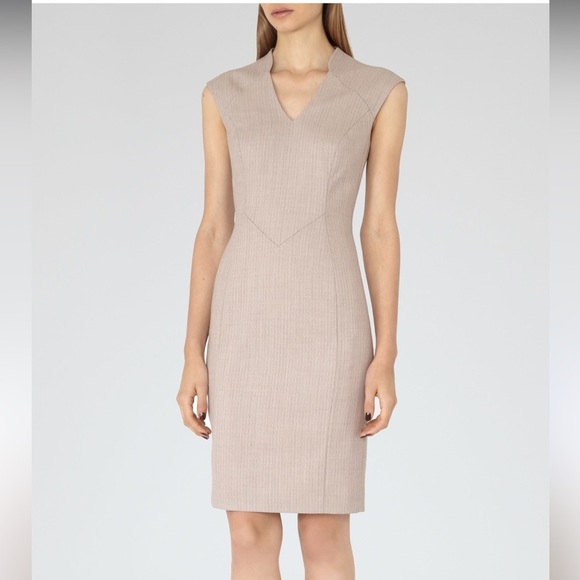 Reiss Valina Wool Blend Dress Size 8 - Picture 1 of 8